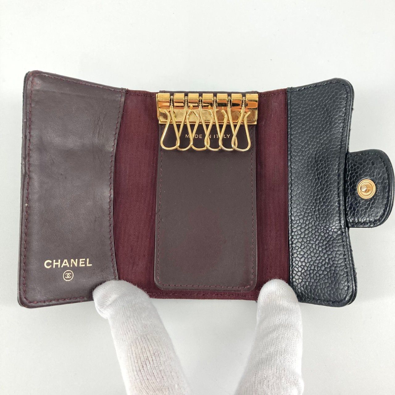 CHANEL（シャネル） キャビアスキン 21番台 A31503 キーケース
