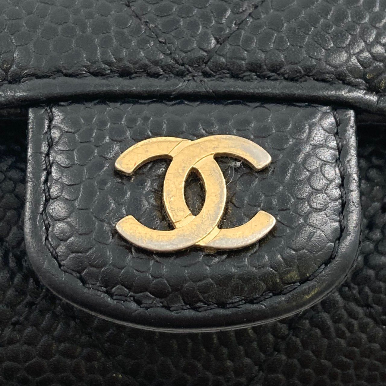 シャネル　キャビア　キーケース CHANEL（シャネル） キャビアスキン 21番台 A31503 キーケース