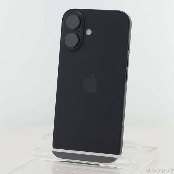 ソフマップ 〔中古品〕 iPhone16 128GB ブラック MYDQ3J／A SIMフリー【371】