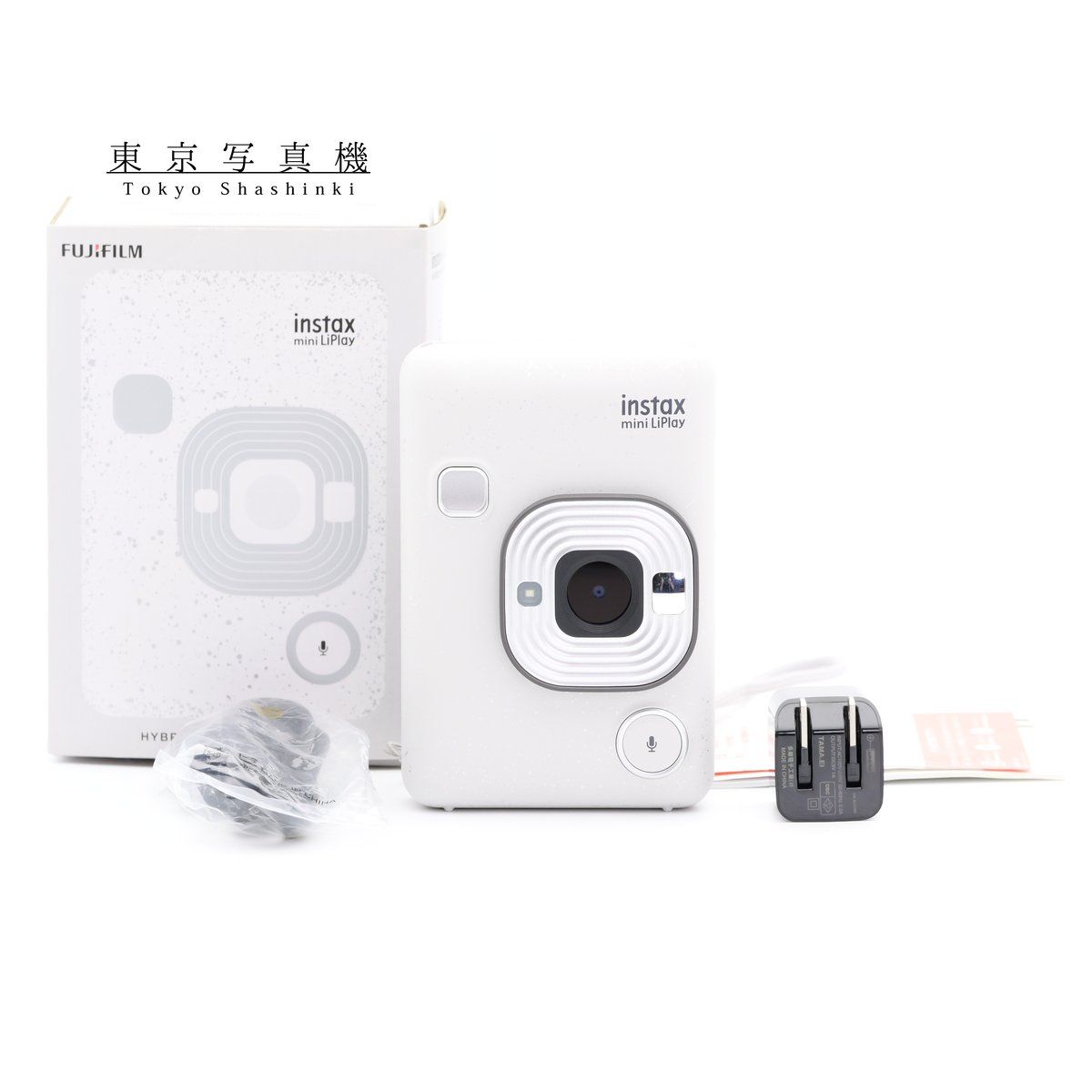 FUJIFILM instax mini LiPlay ミスティーホワイト インスタントカメラ フジフイルム