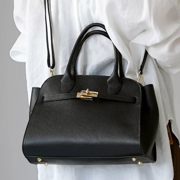 在庫処分！AULENTTI/オウレンティ 別注 BELT BAG トートバッグ 2ウェイ ブラック