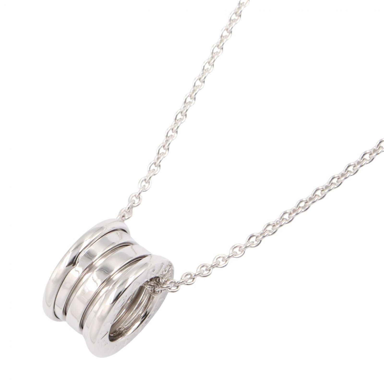 ブルガリ BVLGARI ネックレス B-zero1 ビーゼロワン ネックレス 352815 首回り41㎝ K18WG（ホワイトゴールド） B-zero1 ネックレス レディース Used A