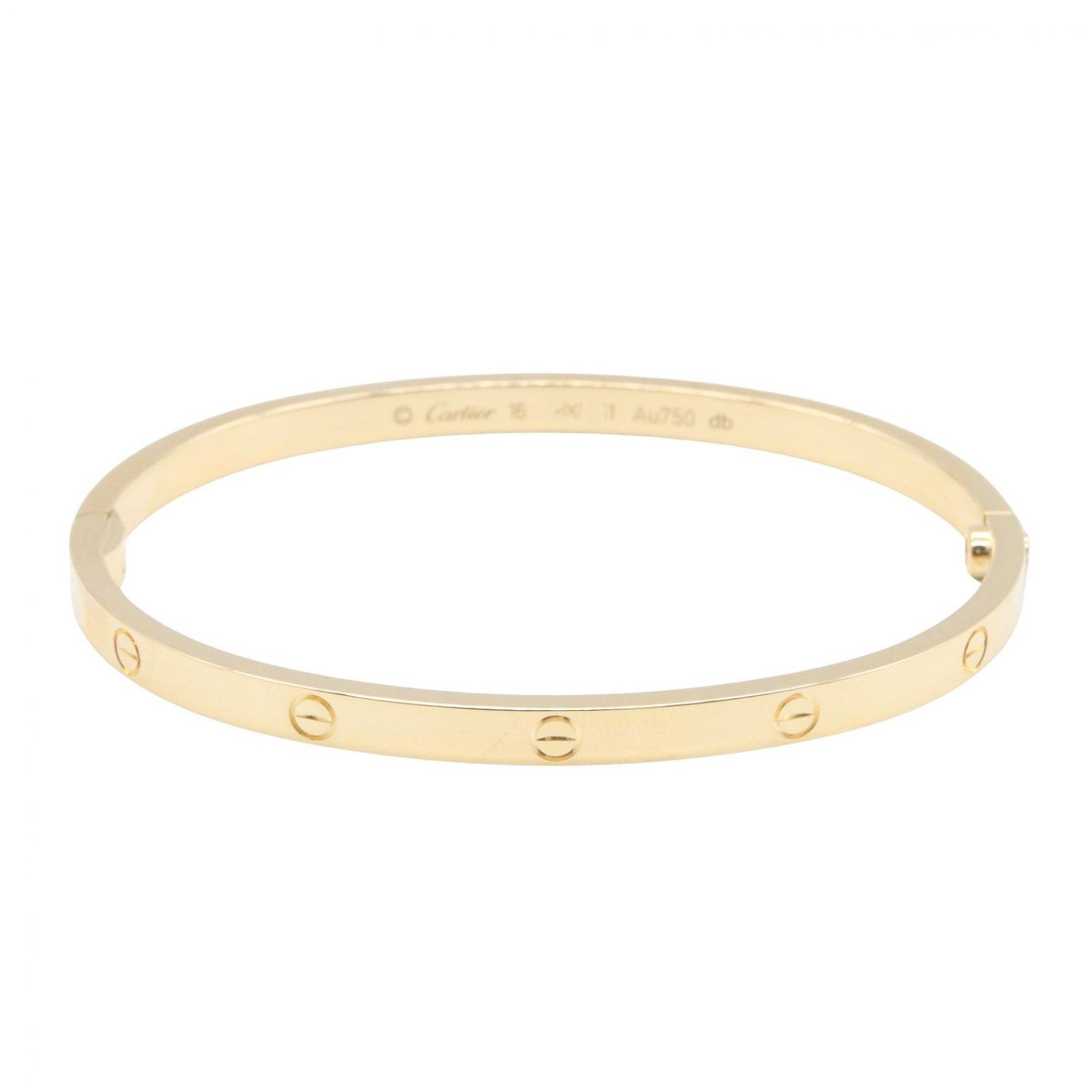カルティエ CARTIER ブレスレット ラブブレス ブレスレット SM B6079117 腕回り14.5㎝ K18（イエローゴールド） ラブブレス ブレスレット SM レディース Used A