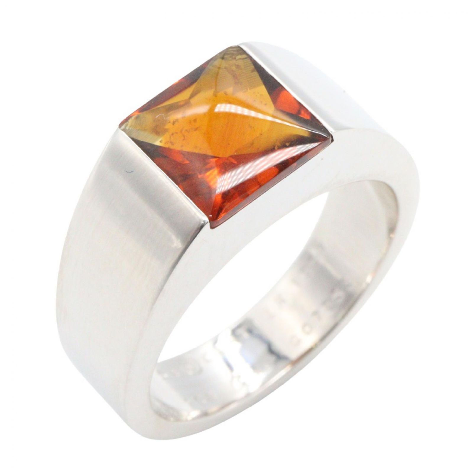 カルティエ CARTIER リング・指輪 タンク リング K18WG（ホワイトゴールド） タンク リング レディース Used A