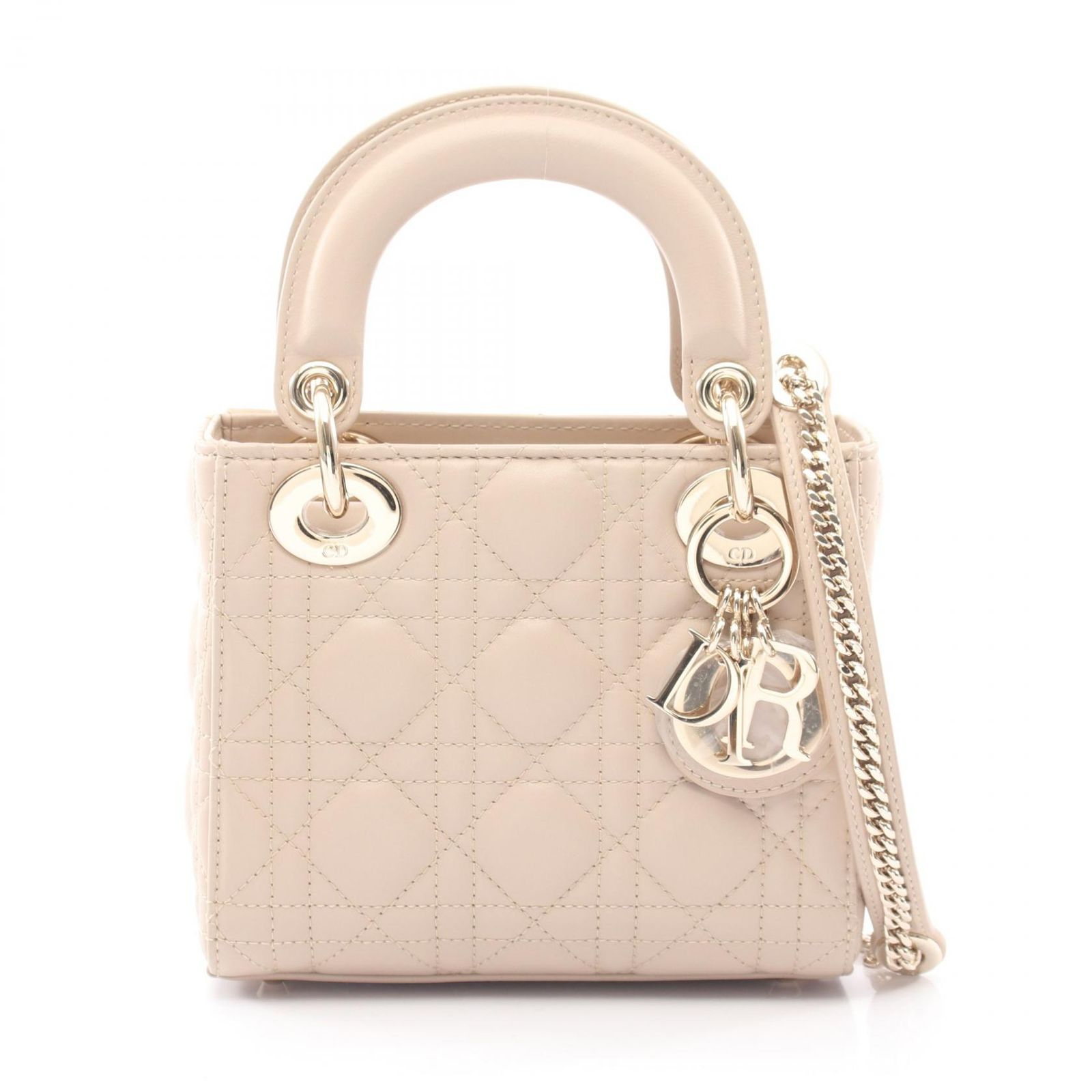 ディオール Dior ハンドバッグ レディディオール ミニ カナージュ 2WAY M0505ONGEM51U レザー ショルダーバッグ レディース 新品