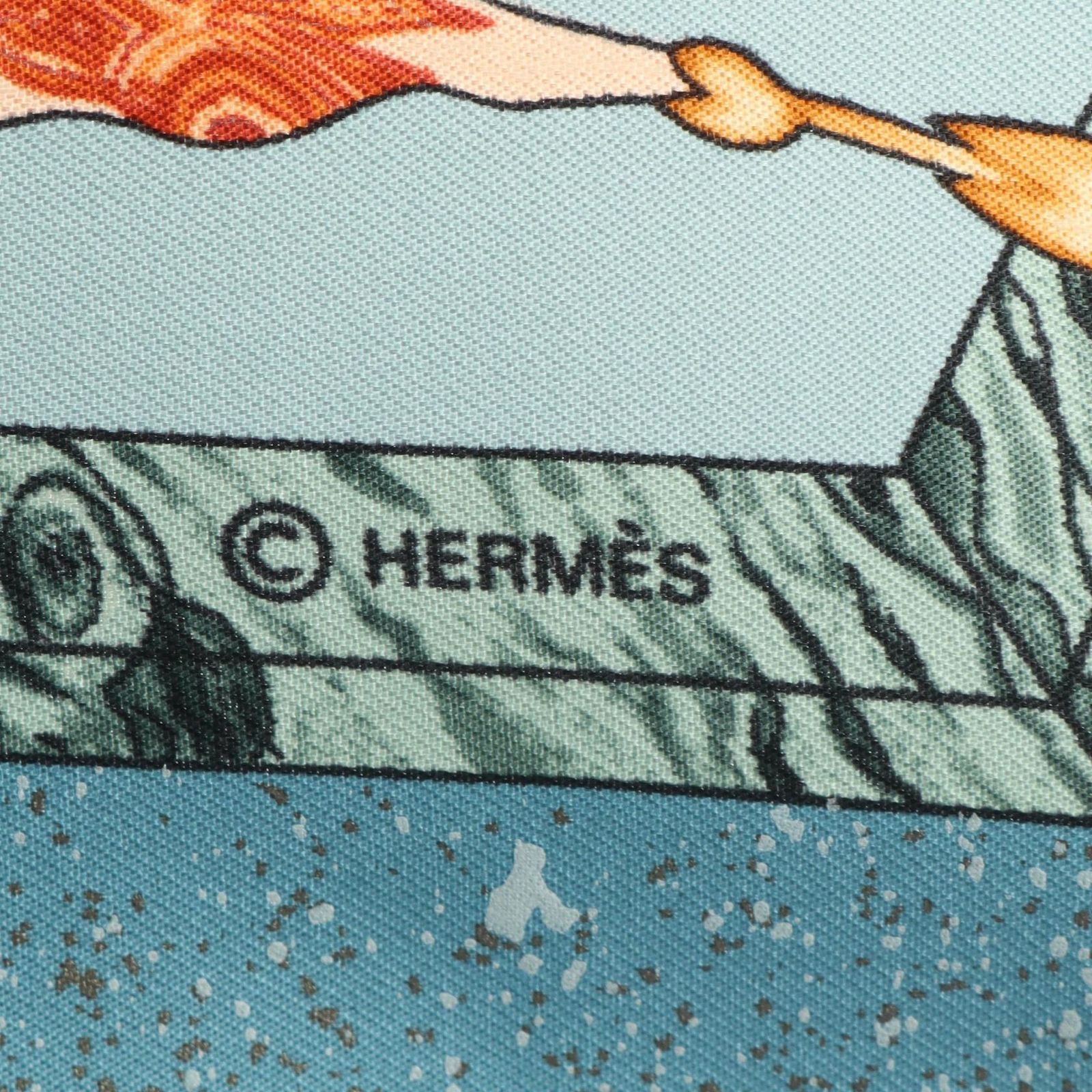 エルメス HERMES スカーフ カレ90 PIERRES d' ORIENT et d' OCCIDENT