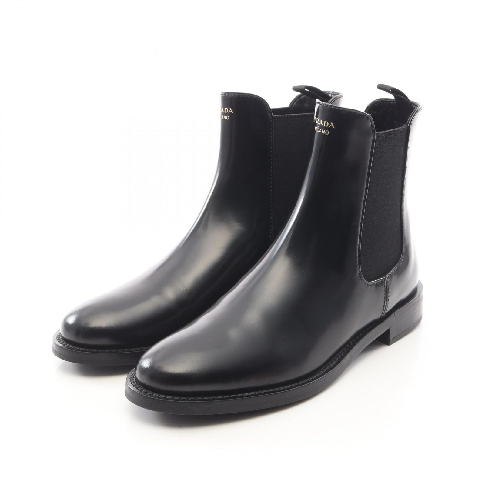 プラダ PRADA ブーツ アンクルブーツ 1T847N レザー アンクルブーツ レディース Used A