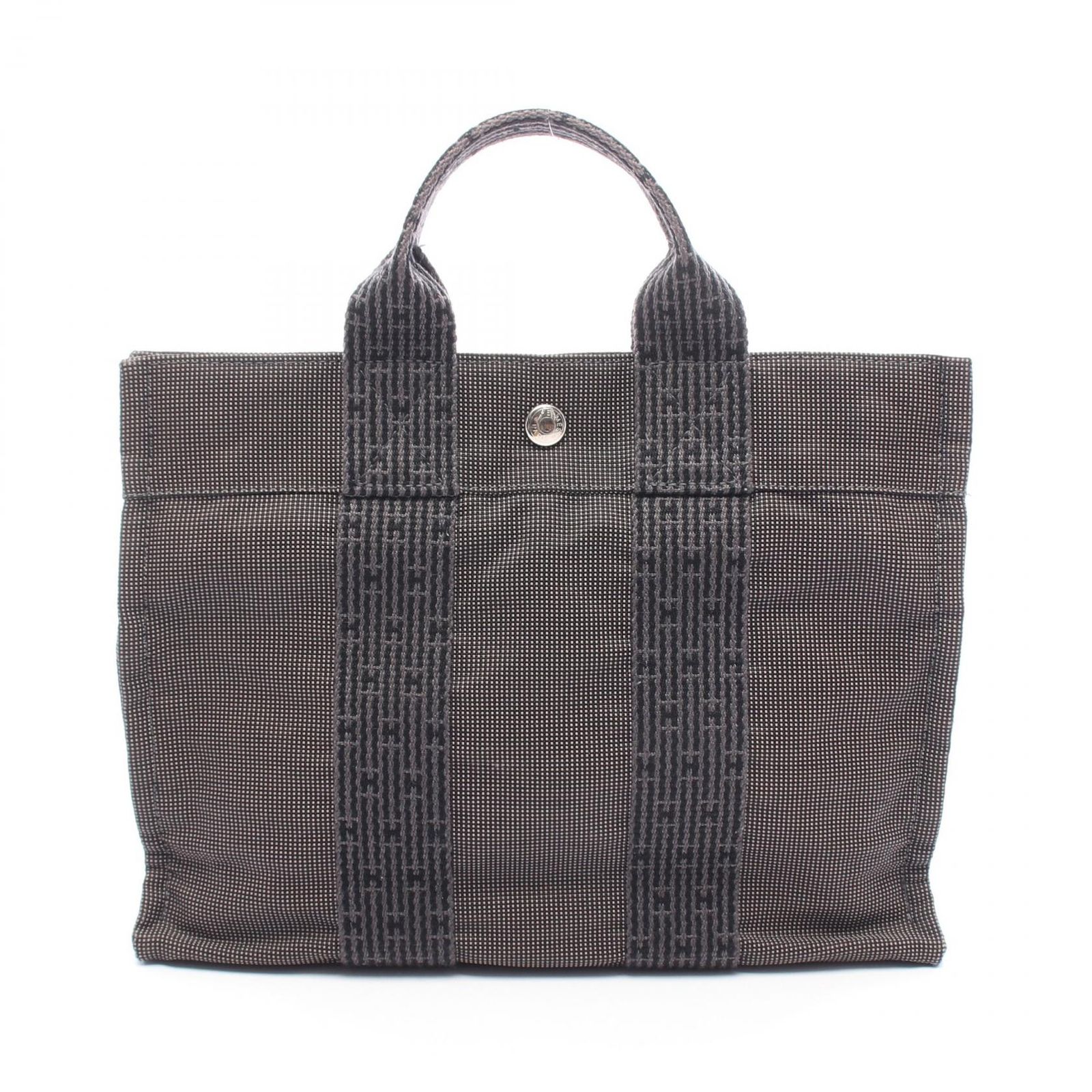 エルメス HERMES トートバッグ エールラインPM グレー キャンバス エールライントートPM グレー レディース Used B 27,820円