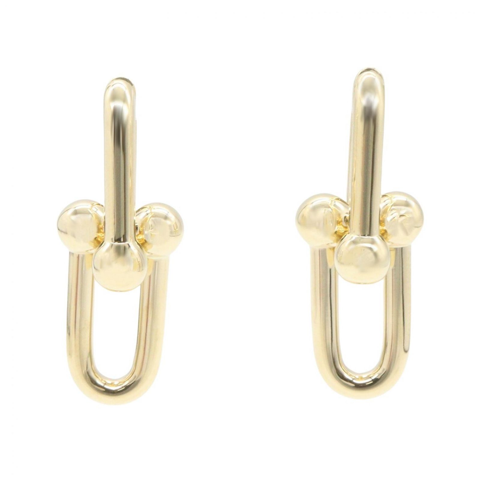 ティファニー TIFFANY＆CO ピアス ハードウェア ラージリンク ピアス 68533643 K18（イエローゴールド） ハードウェア ラージリンク ピアス レディース Used A