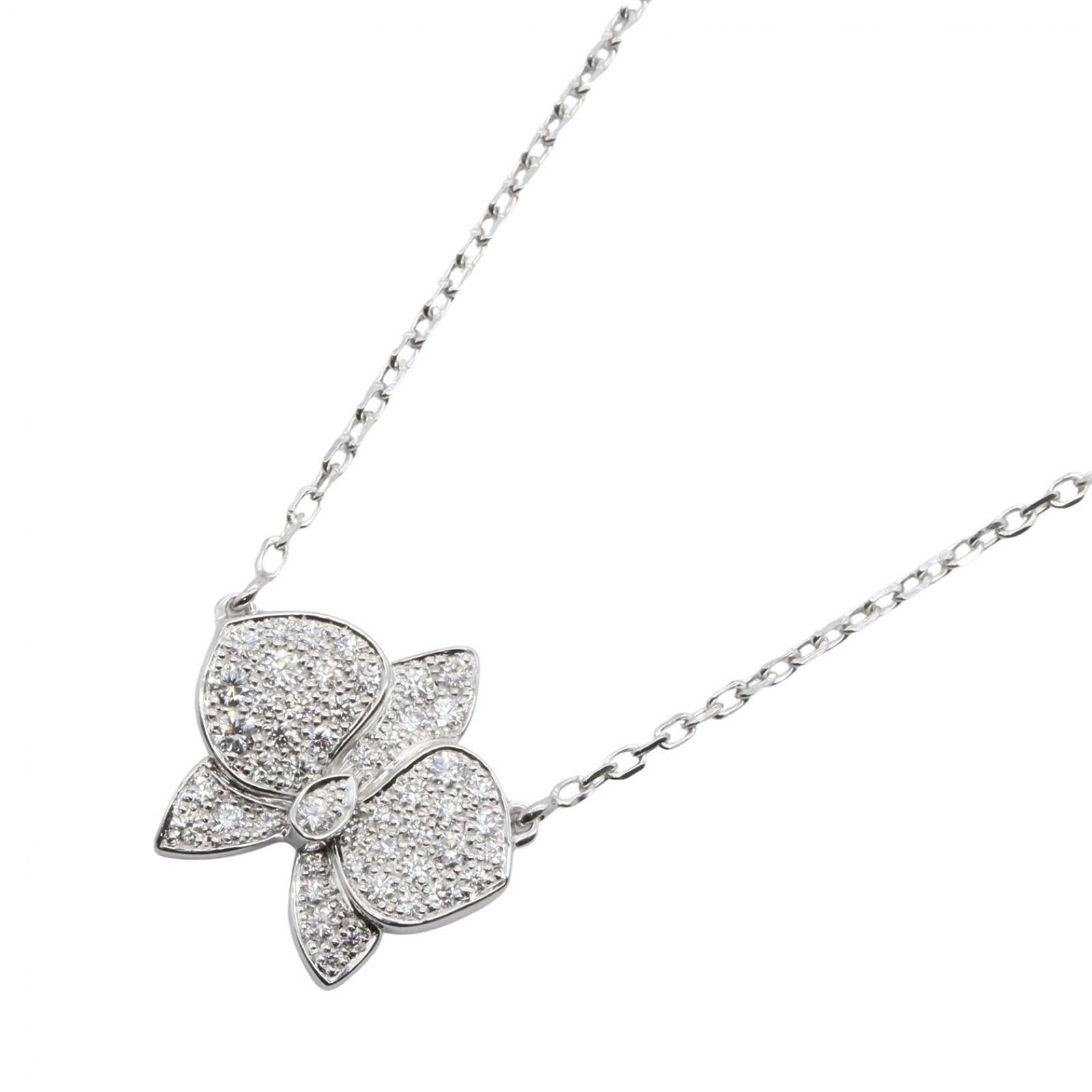 カルティエ CARTIER ネックレス カレス ドルキデ ダイヤ ネックレス 首回り39.5/43㎝ K18WG（ホワイトゴールド） ダイヤモンド カレス ドルキデ ダイヤ ネックレス