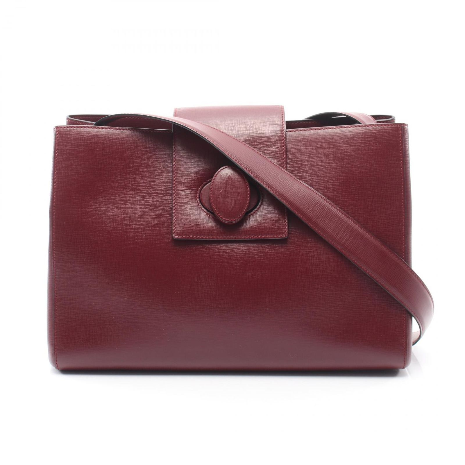 カルティエ CARTIER ショルダーバッグ マストライン ボルドー レザー マストライン ショルダー レディース Used A