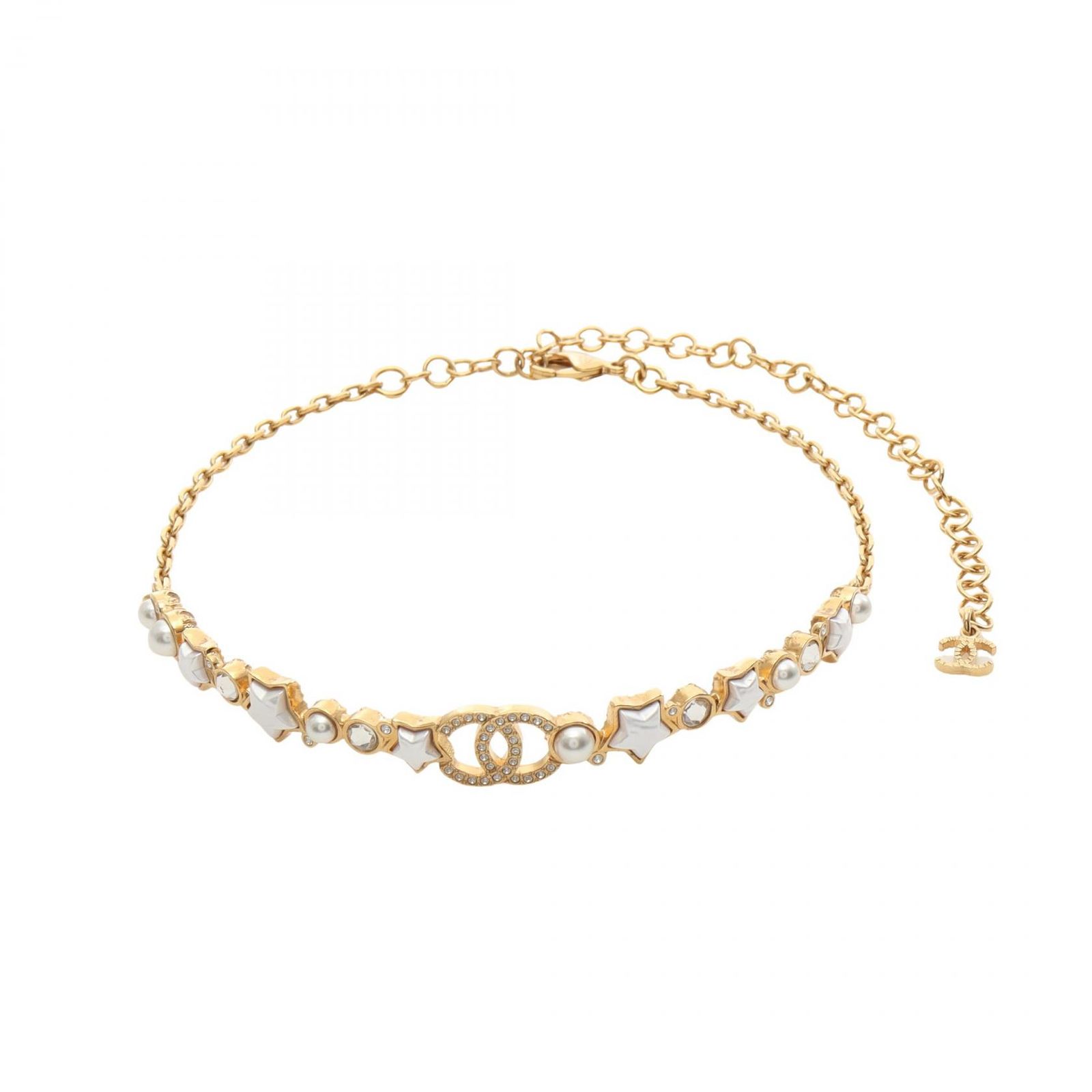 シャネル CHANEL チョーカー ココマーク スター GP（ゴールドメッキ） チョーカー レディース Used A