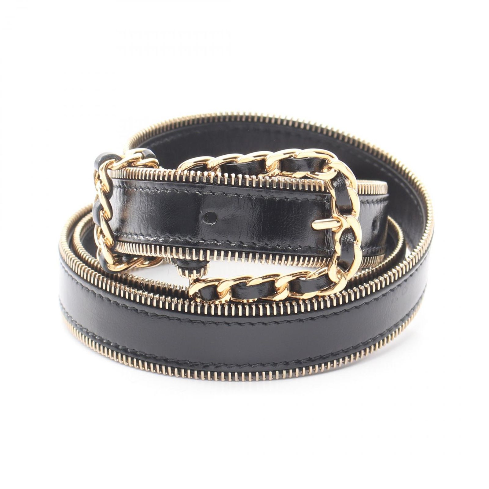 シャネル CHANEL ベルト ココマーク レザー ベルト レディース Used A