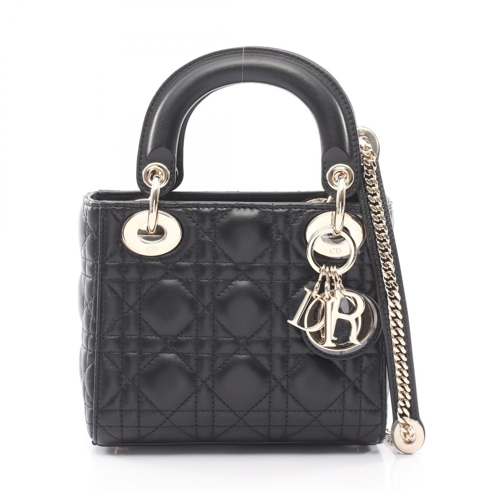 ディオール Dior ハンドバッグ レディディオール ミニ カナージュ 2WAY M0505ONGEM900 レザー ショルダーバッグ レディース 新品