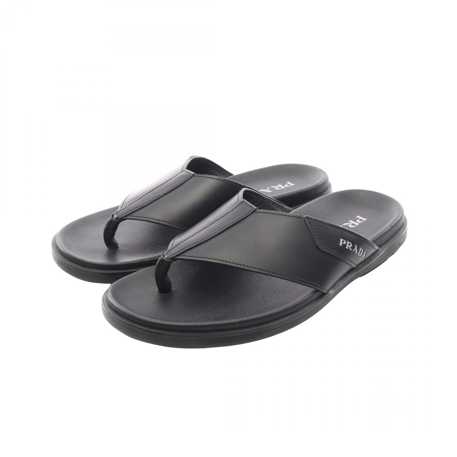プラダ PRADA サンダル レザー サンダル メンズ Used A