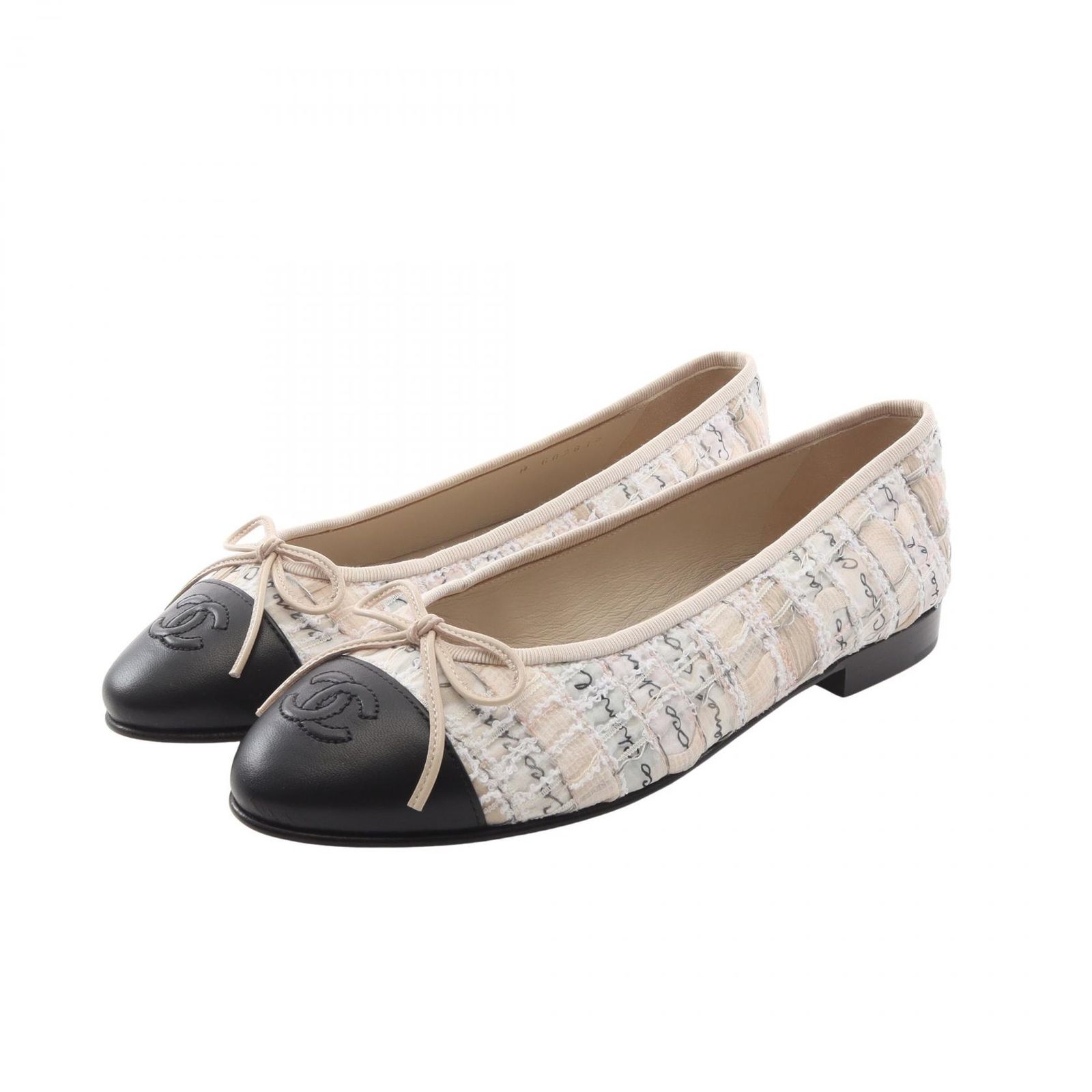 シャネル CHANEL パンプス BALLERINA バレリーナ ココマーク G02819 レザー バレエシューズ レディース 未使用