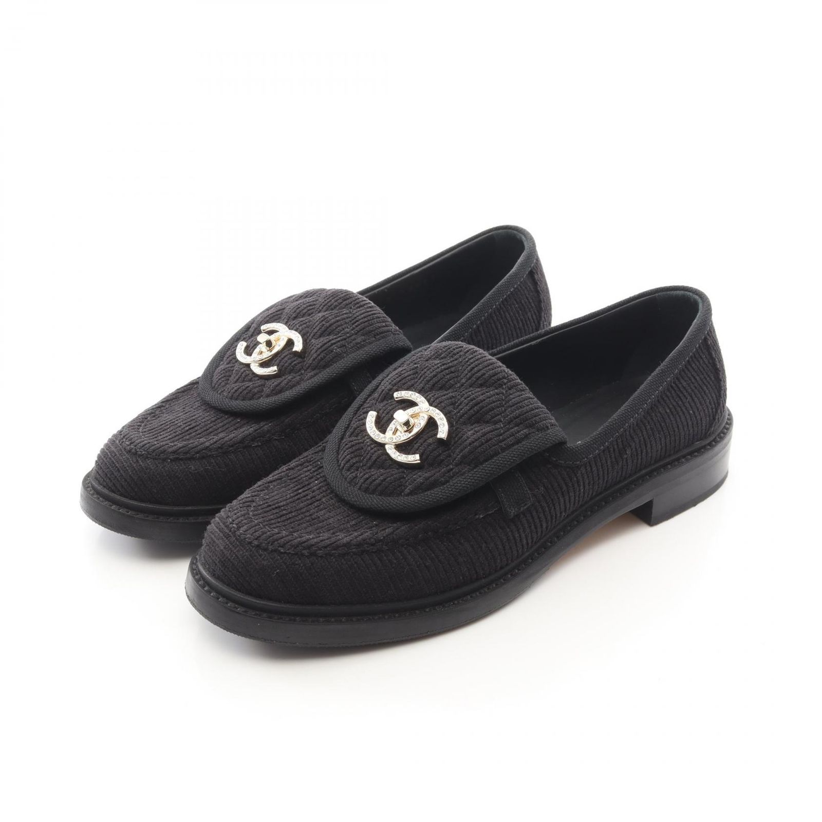 シャネル CHANEL ローファー ココマーク G40027 その他 ローファー レディース Used A