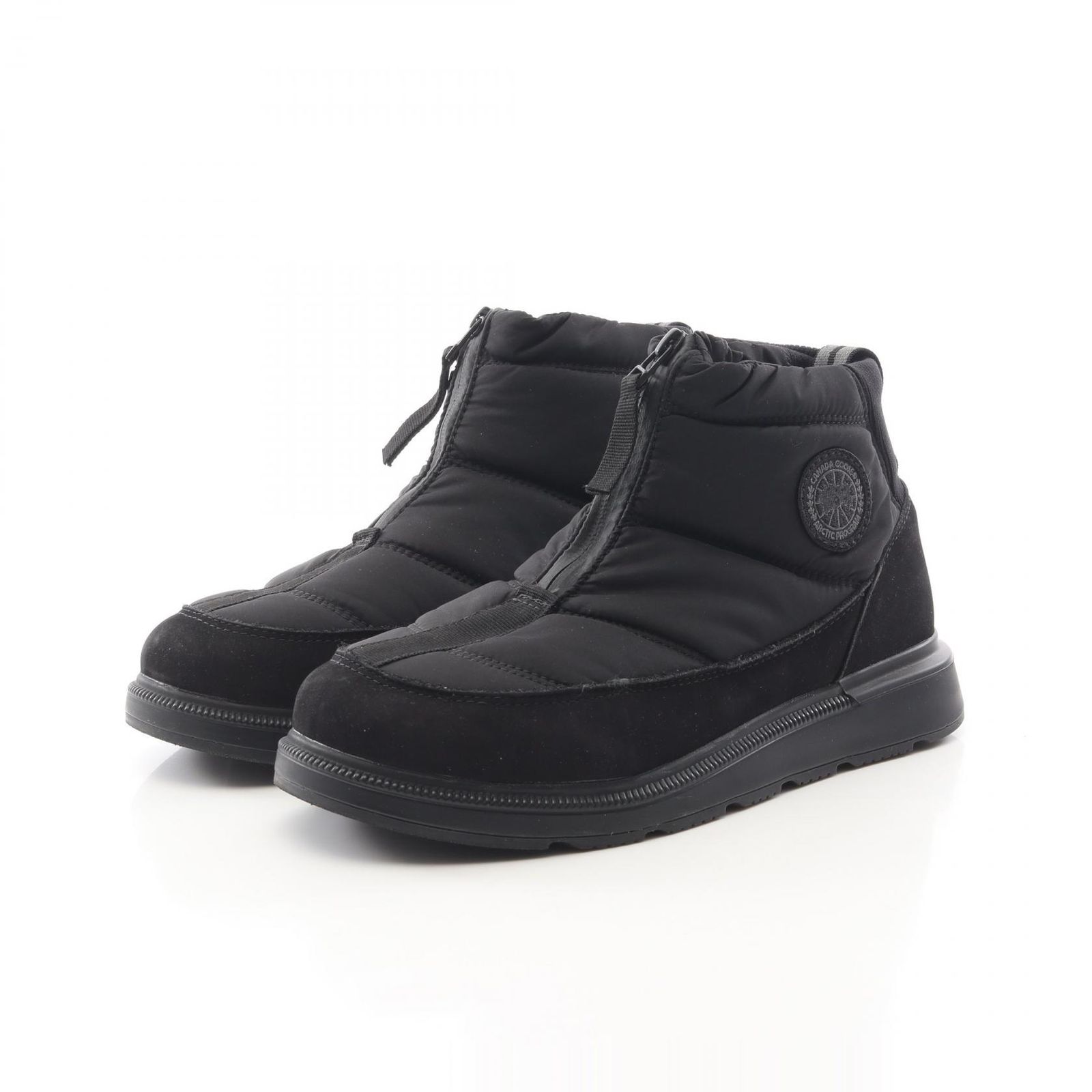カナダグース CANADA GOOSE ブーツ CROFTON PUFFER BOOT 7779M ブラック ナイロン CROFTON PUFFER BOOT ブーツ ブラック 7779M レディース Used B