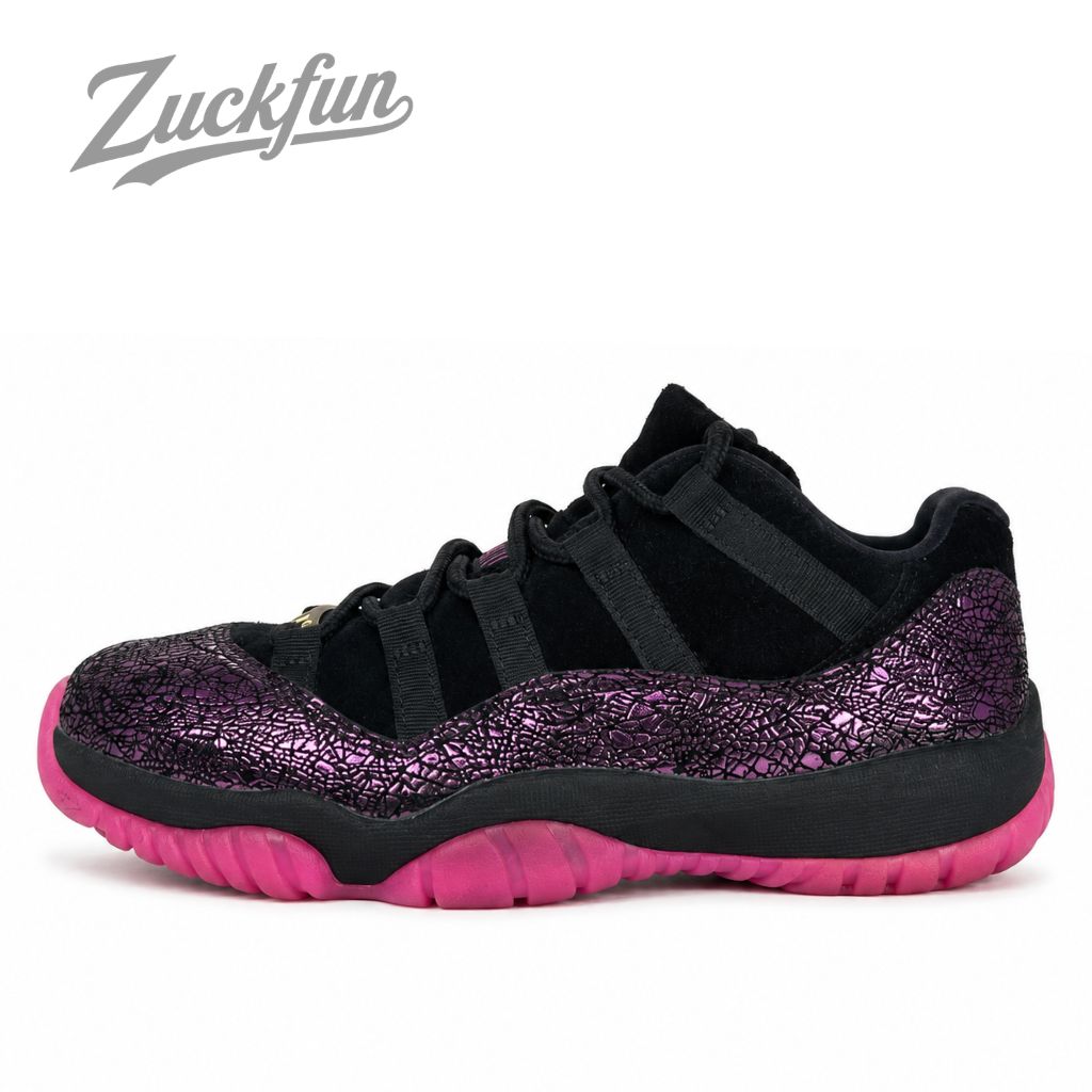 美品 NIKE AIR JORDAN 11 RETRO LOW エア ジョーダン 11 レトロ ロー カット マヤ・ムーア ピンク ブラック 黒 レディース ナイキ スニーカー 24 cm U07077