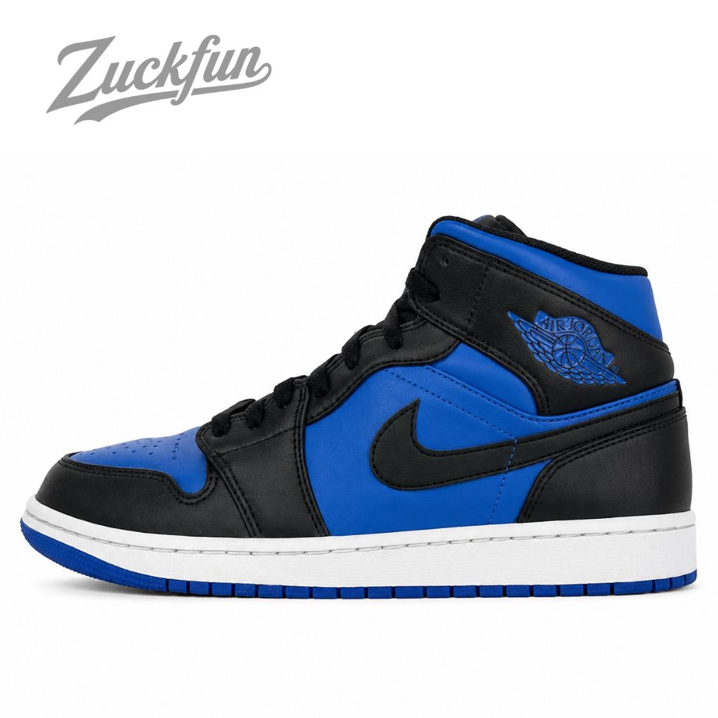 NIKE AIR JORDAN 1 MID エア ジョーダン 1 ブルー ブラック 黒 メンズ ナイキ スニーカー 27.5 cm U10970