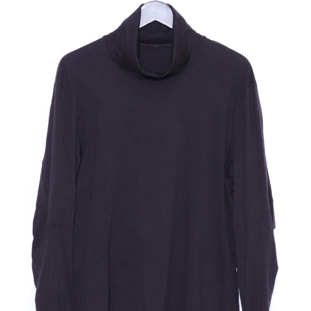 DEVOA High Neck Long Sleeve Cotton Soft Jersey サイズ2 コーヒー 