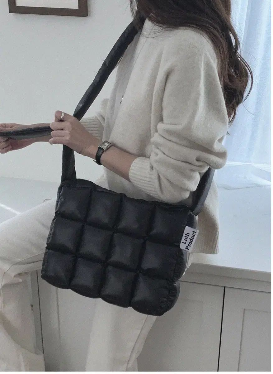 ルースプロダクト ダウンバッグ ブラック 光沢 L 新品