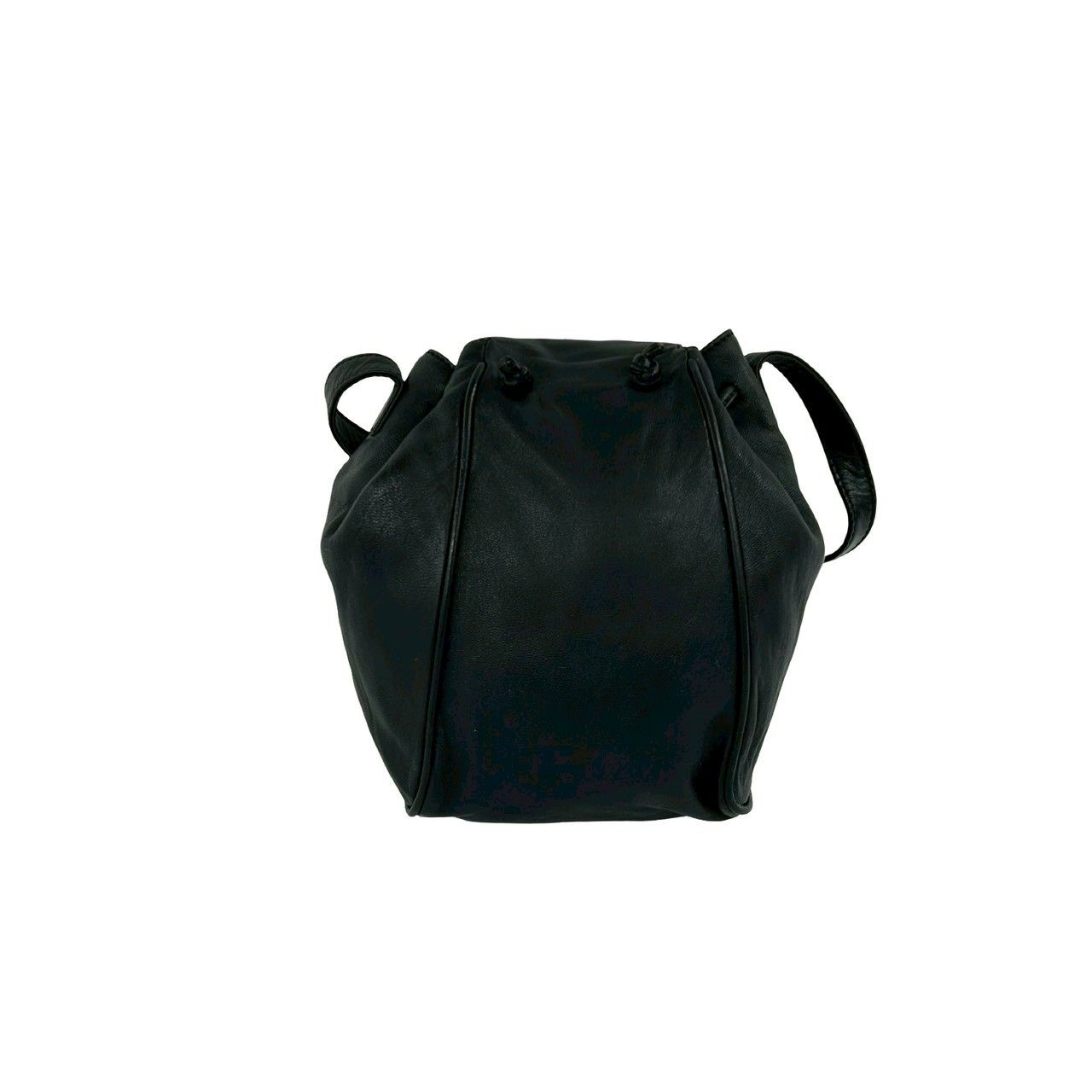 極 美品 希少品 LOEWE ロエベ ヴィンテージ ロゴ レザー 本革 ミニ 