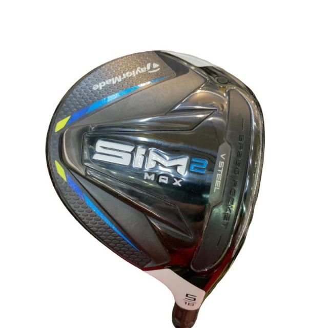 【中古】 テーラーメイド SIM2 MAX 5W フェアウェイウッド FW Tour AD HD-6 (フレックスS) メンズ 男性用 右利き 右用 Cランク ゴルフクラブ