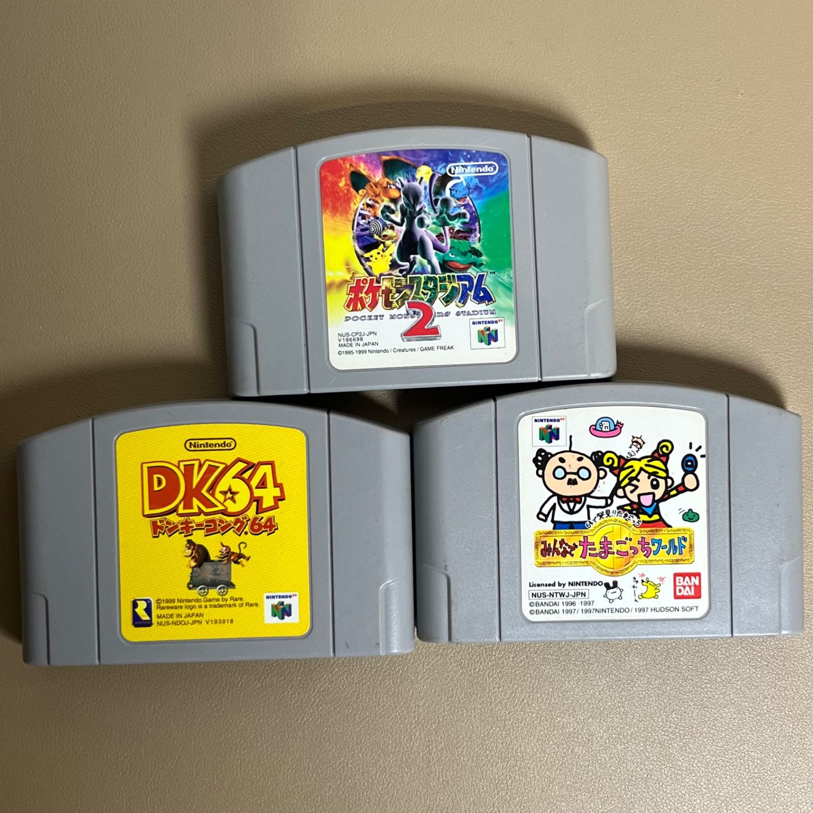 ニンテンドー64 ソフト 3本セット ドンキーコング64 ポケモン