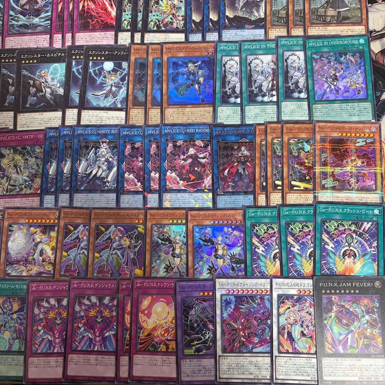 nvq87 32 エクソシスター P.U.N.K M∀LICE R-ACE VS K9 ほぼデッキ