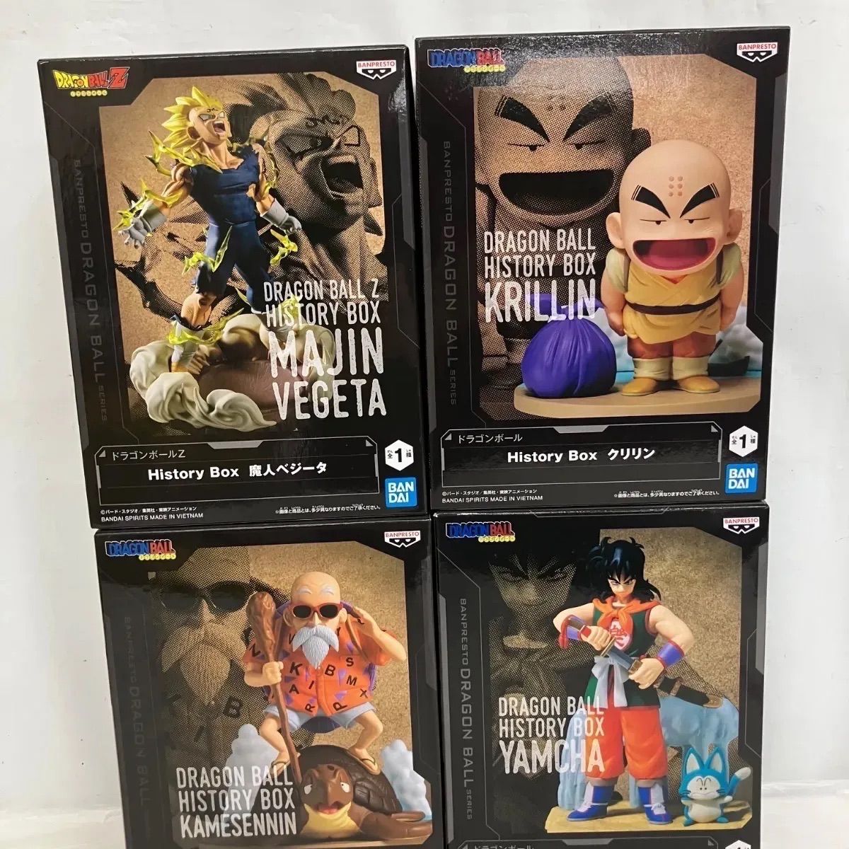 ドラゴンボール６体セット未開封 未開封 ドラゴンボール Z History Box ヤムチャ 他 各種4個セット