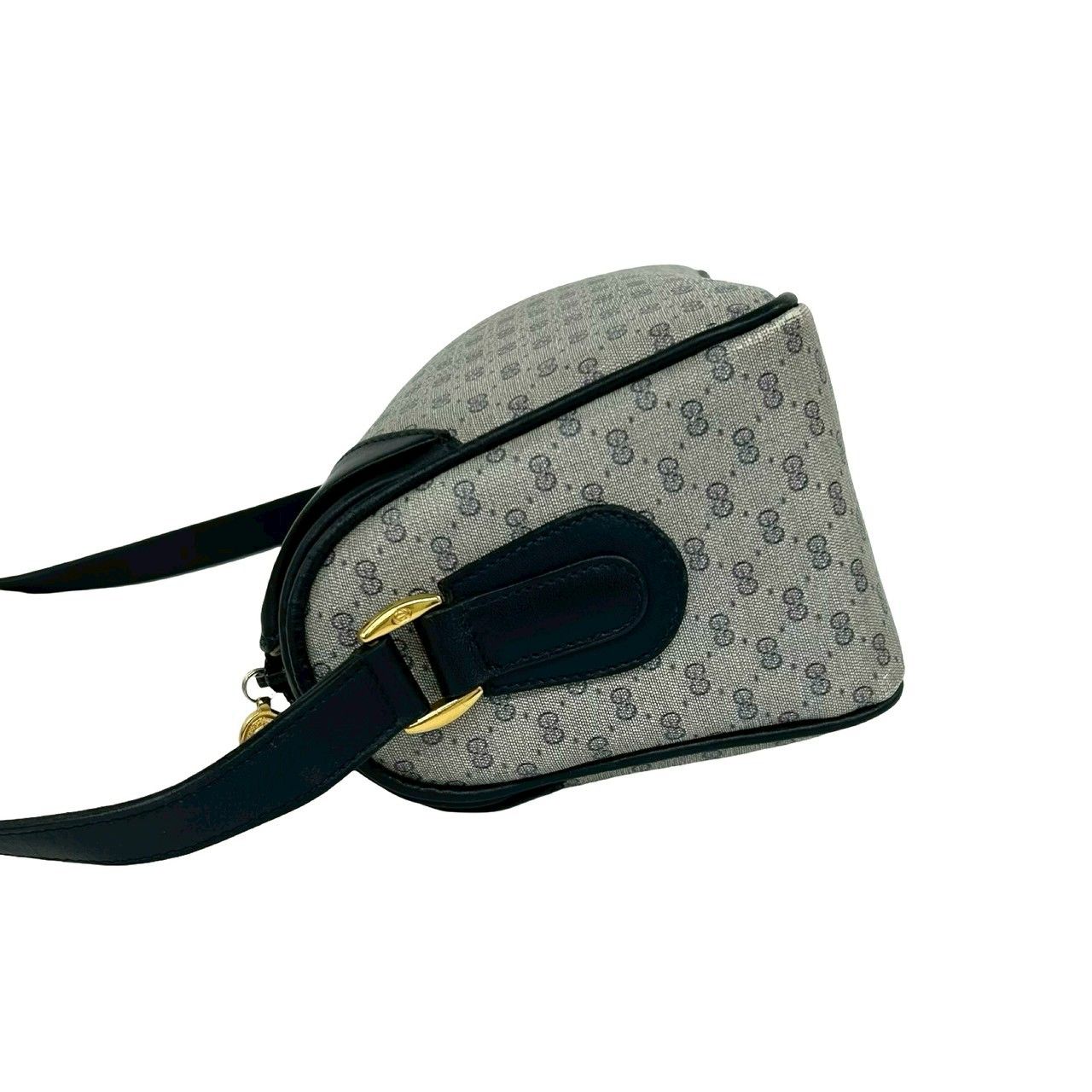 極 美品 袋付 GUCCI グッチ オールドグッチ ヴィンテージ マイクロGG