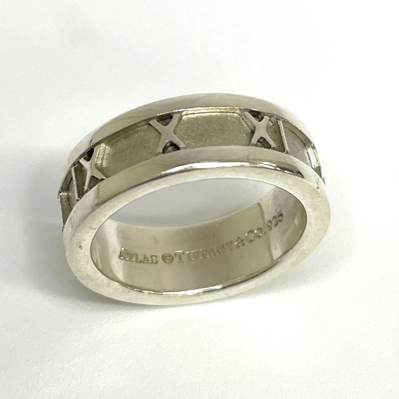 【中古品】TIFFANY＆Co. ATLAS 925 ティファニー アトラス silver 925 ナローリング シルバー アクセサリー GT