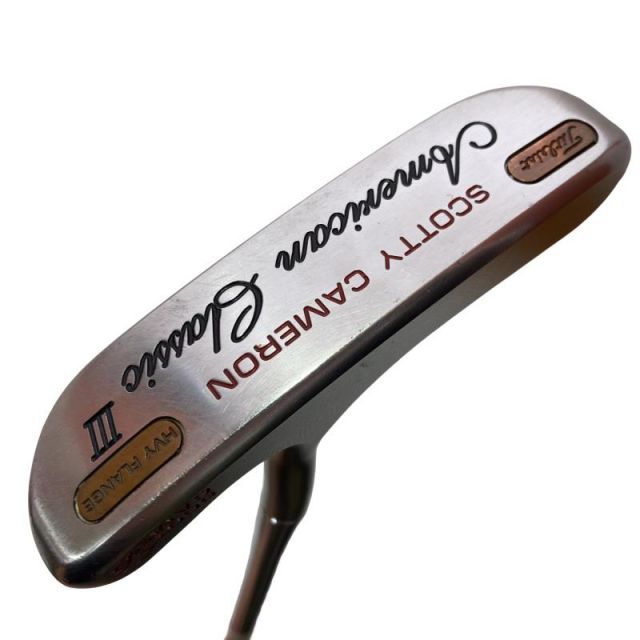 【中古】 タイトリスト SCOTTY CAMERON American Classic III HEAVY FLANGE パター PT スチール (フレックスその他) メンズ 男性用 右利き 右用 Cランク ゴルフクラブ