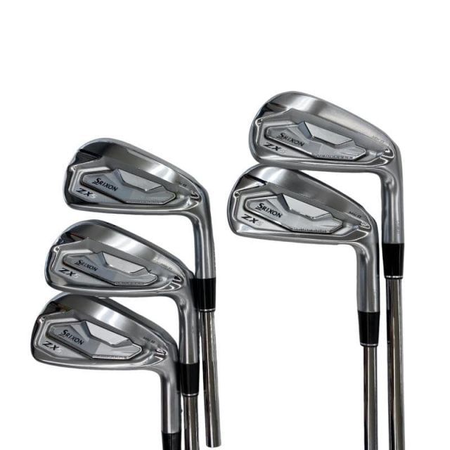 【中古】 ダンロップ SRIXON ZX5 Mk II 6S アイアンセット IR 純正特注シャフト (フレックスS) メンズ 男性用 右利き 右用 Cランク ゴルフクラブ