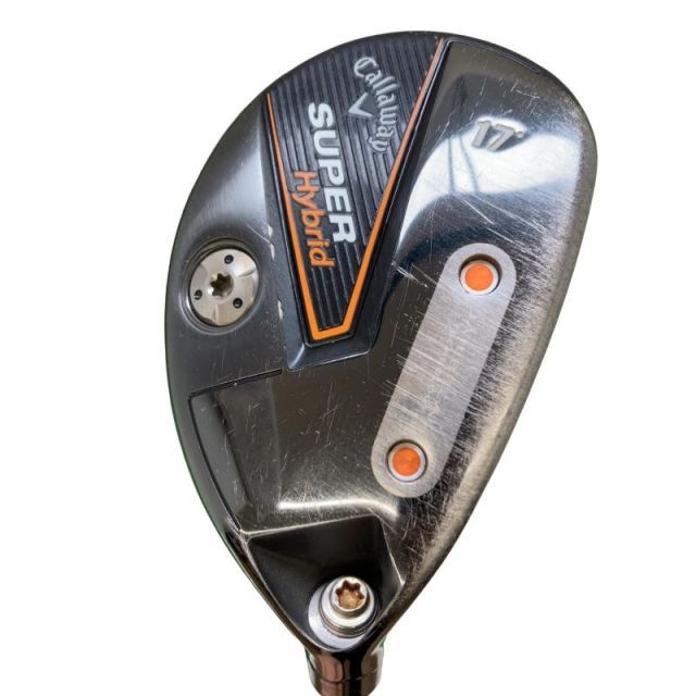 【中古】 キャロウェイ SUPER Hybrid 17° ユーティリティ UT リシャフト (フレックスその他) メンズ 男性用 右利き 右用 Cランク ゴルフクラブ