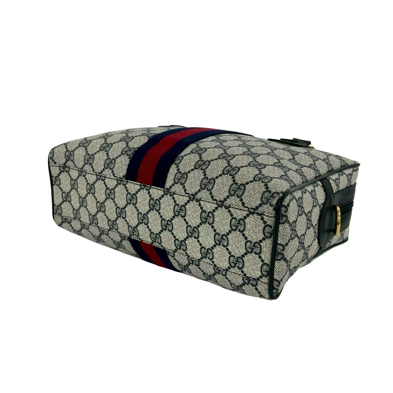 極 美品 GUCCI グッチ オールドグッチ シェリーライン GG ロゴ 柄 金具