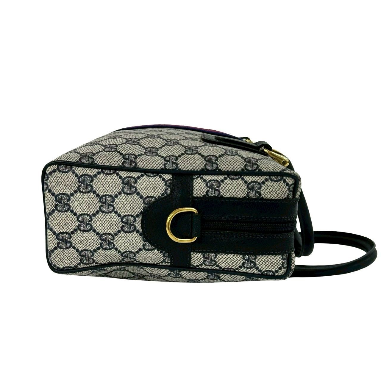 極 美品 GUCCI グッチ オールドグッチ シェリーライン GG ロゴ 柄 金具