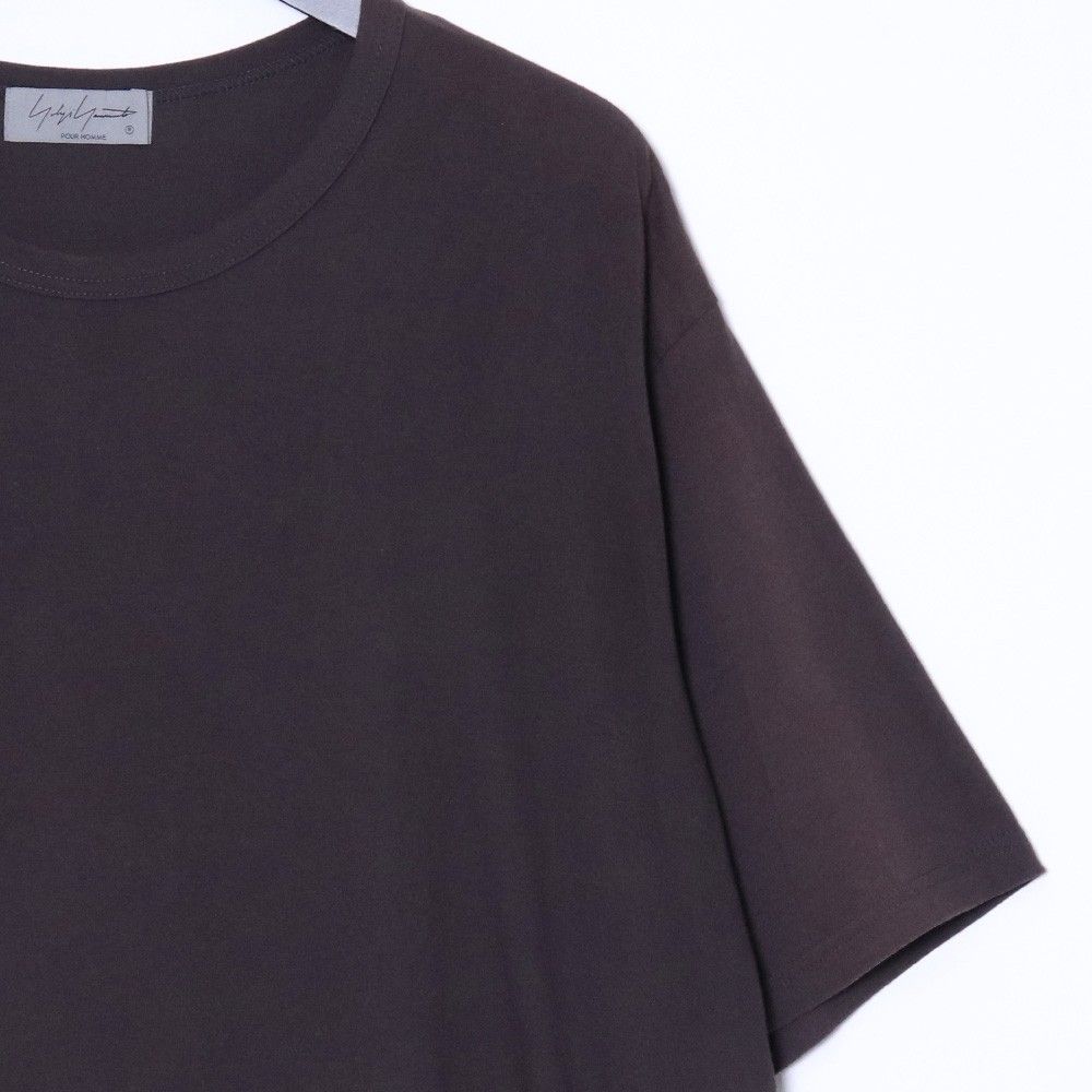 YOHJI YAMAMOTO カルティマ天竺 丸首半袖 YOHJI YAMAMOTO カルティマ天竺 新丸首 半袖Tシャツ サイズ3