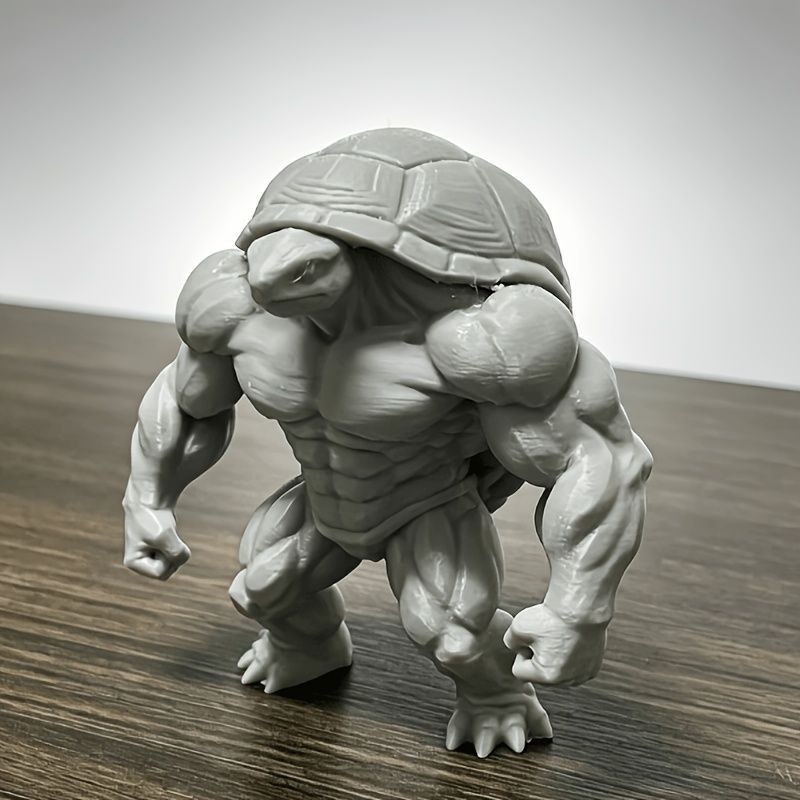 フィギュア マッスルカメ 7.9cm ムキムキ マッチョ 亀 かわいい