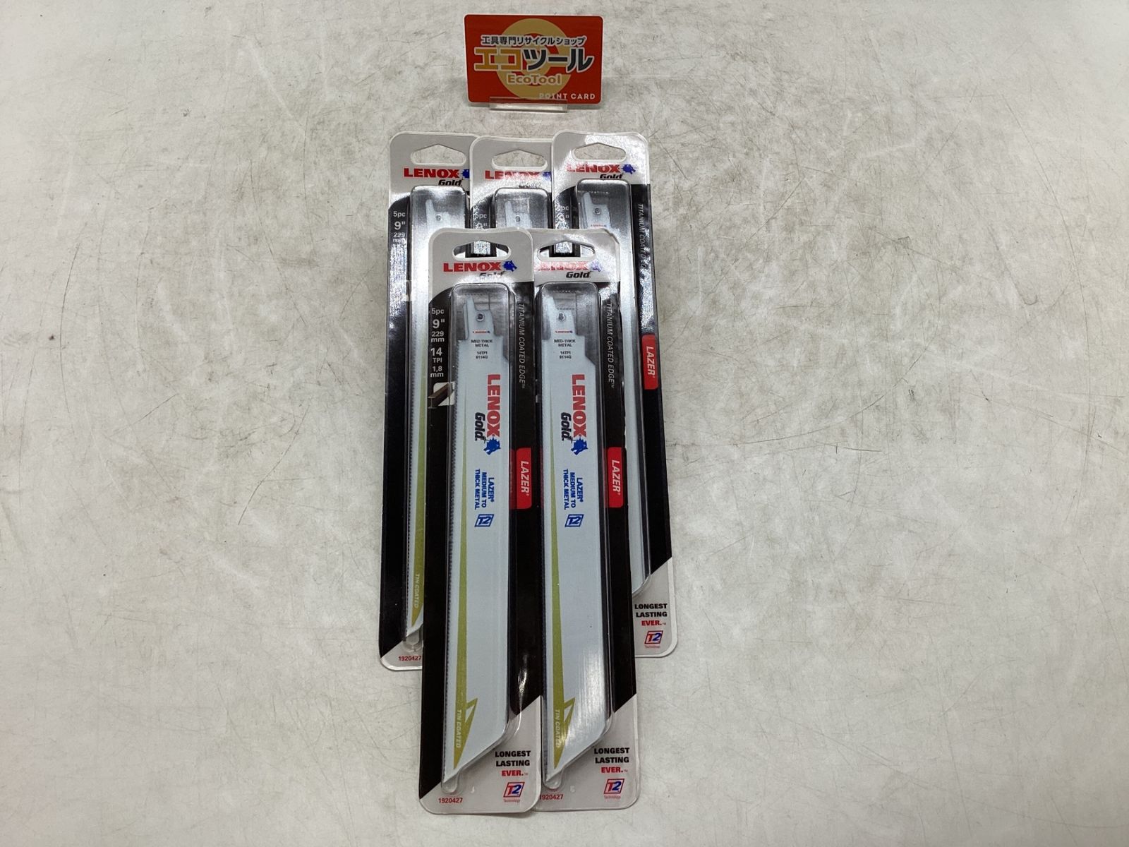 【未使用】LENOX/レノックス 9114G 〇 1920427 ゴールドレーザーセーバーソー5枚入×5セット [IT_MDPQK][豊田][M04]