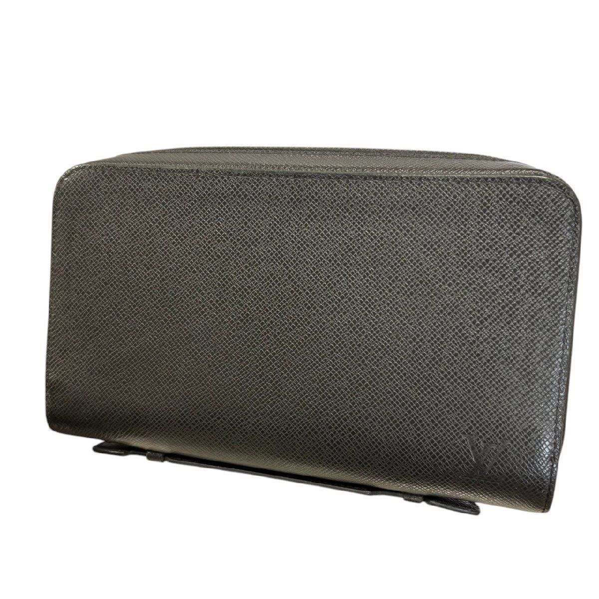 LOUIS VUITTON/ルイ ヴィトン ジッピーウォレット XL タイガ メンズ ブラック系 黒 トラベルケース 長財布 M44275 ラウンドファスナー