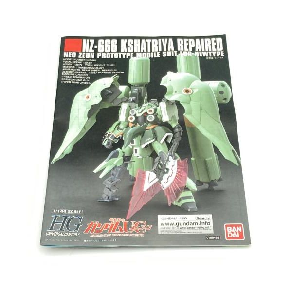 中古】ｶﾞﾝﾀﾞﾑ）箱傷み)バンダイ 1/144 HGUC NZ-666 クシャトリヤ