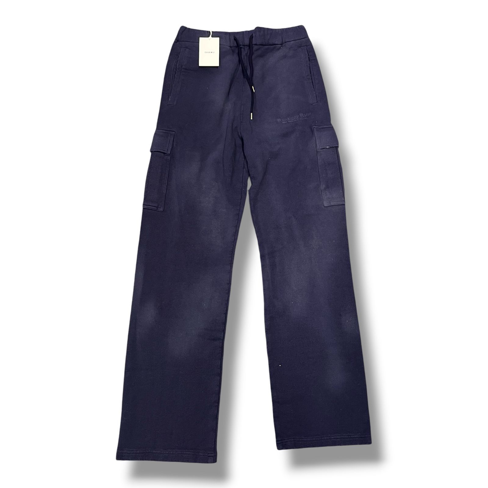 参考上代41,800円 未使用品 DAIRIKU 23SS Water-repellent Cargo Sweater Pants ウォーターレペレントカーゴセーターパンツ イージースウェットパンツ ダイリク 23SS C-3 パープル M 2061A1