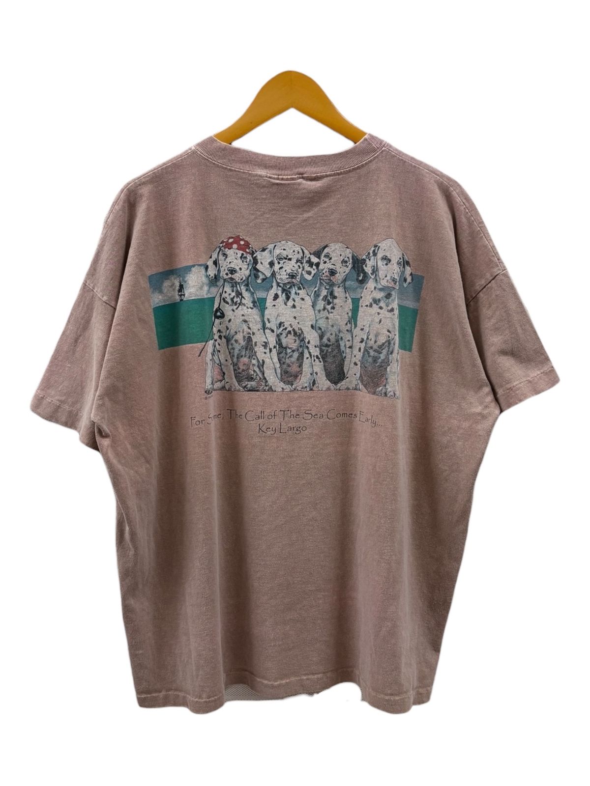 SEA DOG アニマルプリントTシャツ 両面 犬 ダルメシアン USA製 90S 