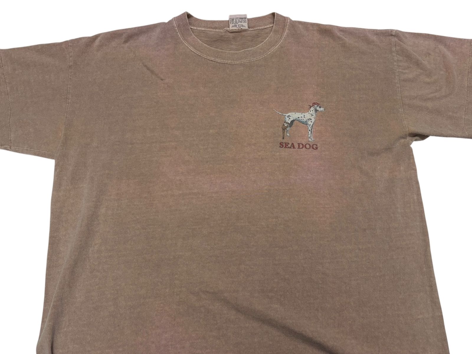 SEA DOG アニマルプリントTシャツ 両面 犬 ダルメシアン USA製 90S 