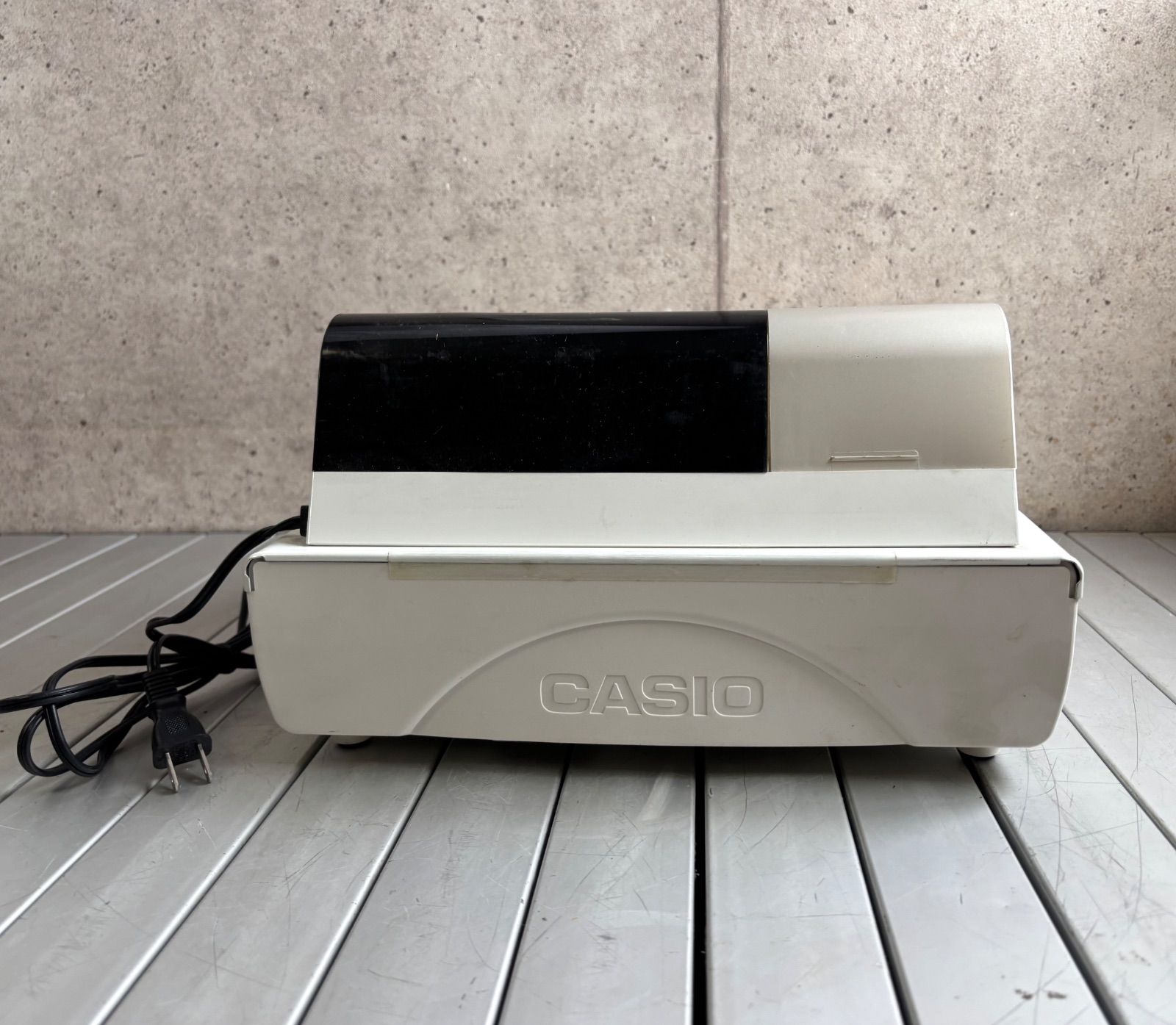 CASIO カシオ SE-S20 レジスター 8部門 小型ドロア ホワイト 現状品