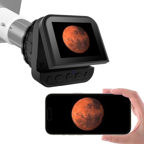 【新品】電子接眼レンズ 4K WiFi望遠鏡カメラ「リモコン＆64GB TFカード付き&8MP CMOSセンサー搭載」2.8” IPSスクリーン64MP画像 4Kビデオ録画 3時間連続録画 2000mAhバッテリー内蔵 16X倍率調整可能 画 0c7e3b38