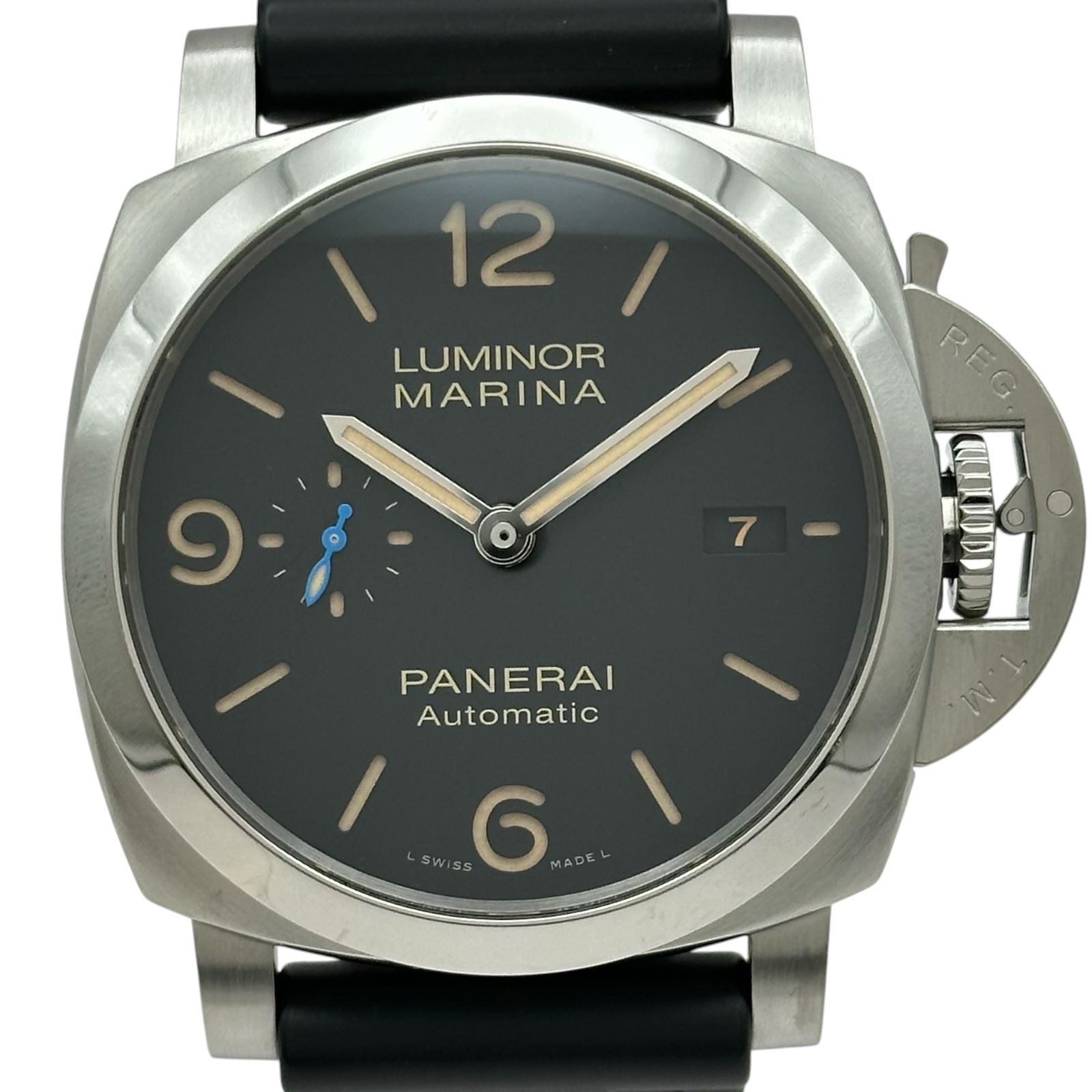 パネライ PANERAI ルミノール マリーナ PAM01312 ブラック ステンレススチール 自動巻き メンズ 腕時計
