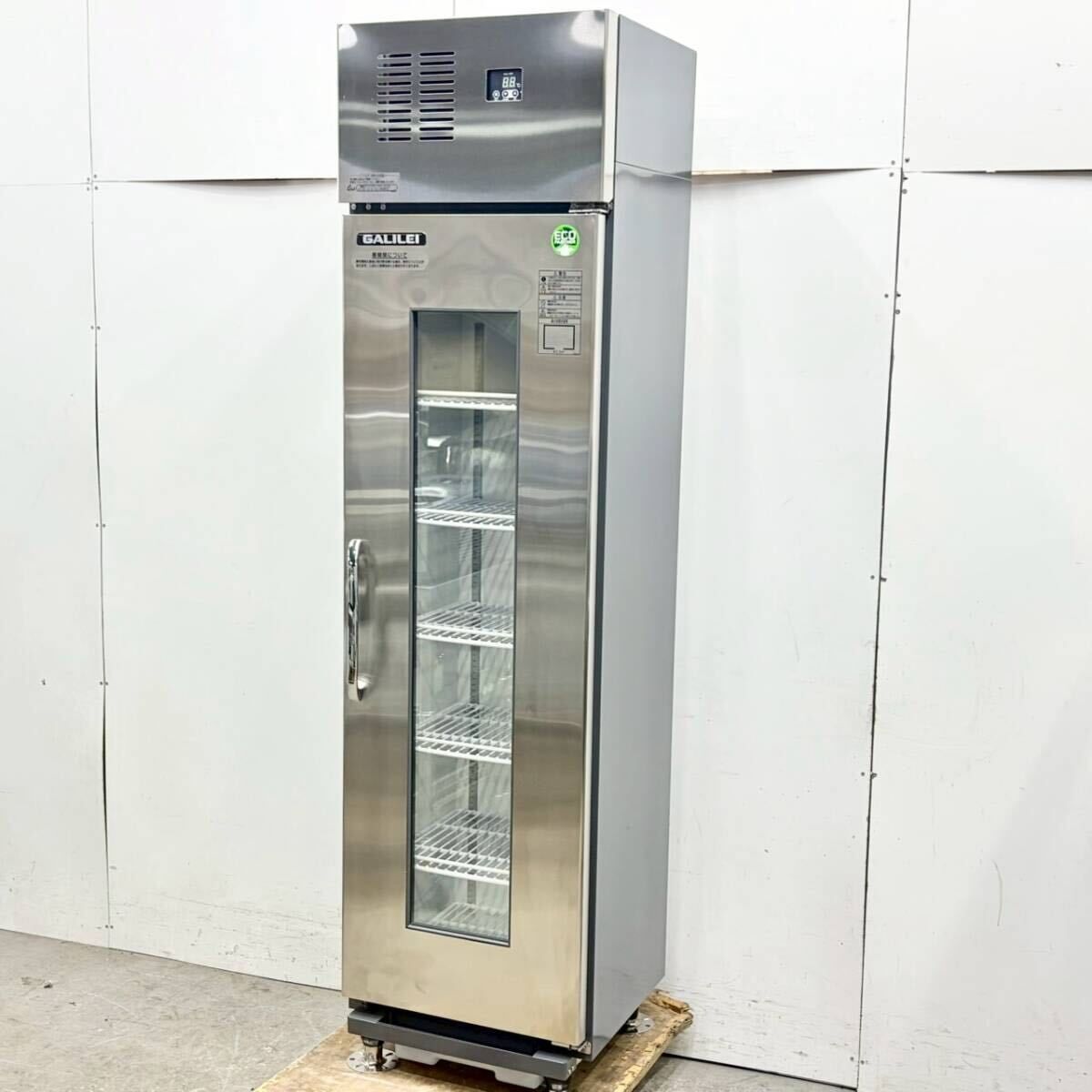 2026年製☆美品☆フクシマガリレイ ビールジョッキクーラー MJU-050DCSGX 冷蔵ショーケース W500×D450×H1890 100V 中古 厨房